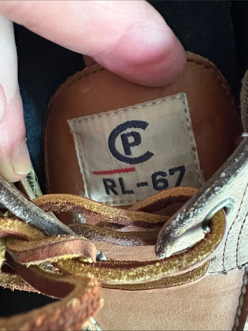 Polo Ralph Lauren leather boat